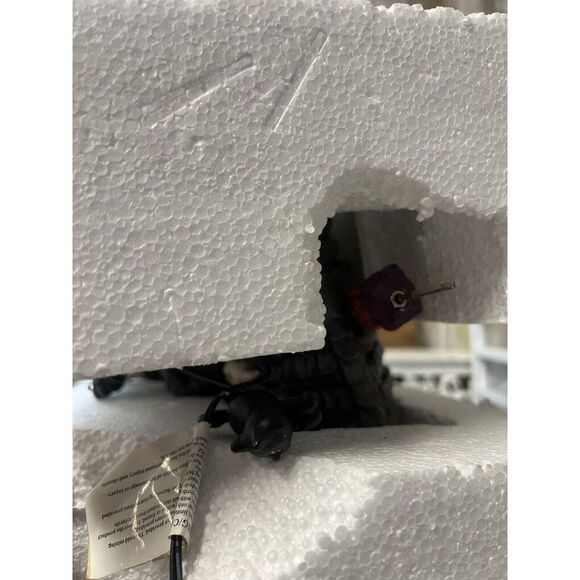 Fiber Optic‎ Lighted Haunted House Rotating Ghost 2005 Halloween Witch Pumpkins - Picture 5 of 8